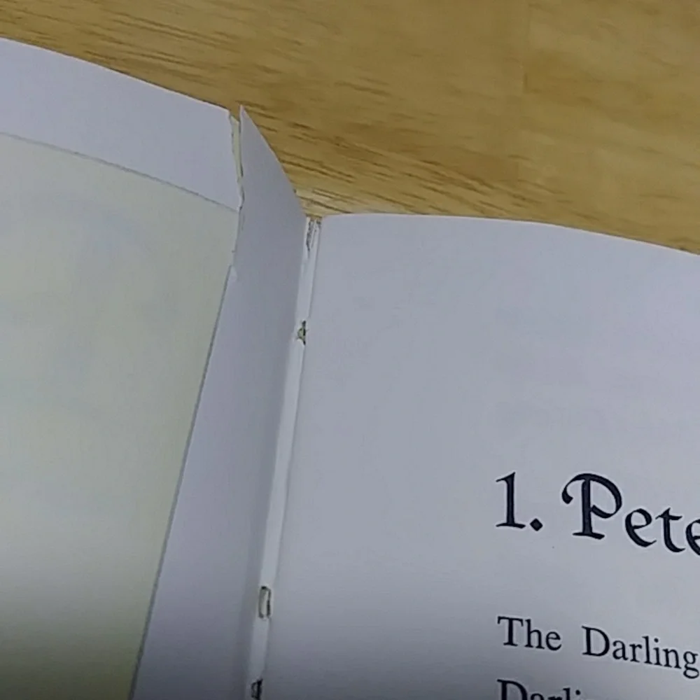 Vintage Peter Pan and Alice in Wonderland book